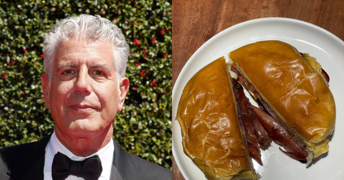 Anthony Bourdain’s Favorite Sandwich Is Meaty, Cheesy and Pretty Much Perfect
