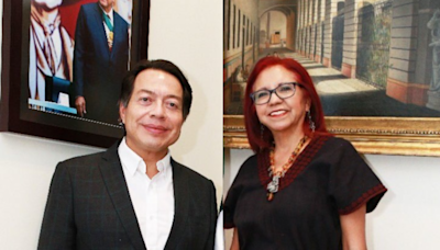Leticia Ramírez y Mario Delgado avanzan en transición de la SEP