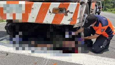 台南重大車禍！20歲軍人卡「水泥車底」 不治身亡