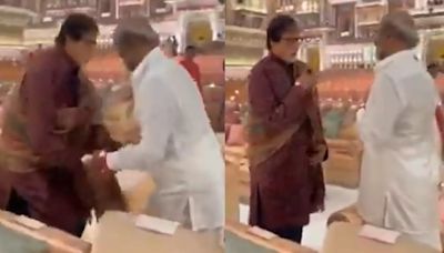 Rajinikanth Touches Amitabh Bachchan's Feet At Anant Ambani-Radhika Merchant's Shubh Ashirwad Ceremony, Fans Are In Awe