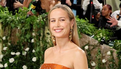 Marvel at Brie Larson's Invisible Hoop Skirt Look at 2024 Met Gala