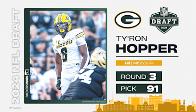 Green Bay Packers 2024 third-round pick: LB Ty'Ron Hopper