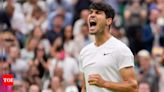 Carlos Alcaraz overcomes slump to reach Wimbledon quarter-finals | Tennis News - Times of India