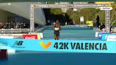 Moment Valencia Marathon record broken with win of two hours and one minute