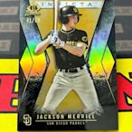 Merrill金亮新人卡 限量50張2021 Bowman Jackson Merrill RC SP Gold Refractor 41/50 海盜大頭