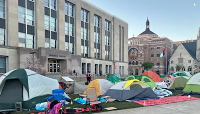 Pro-Palestine protest continues on UW-Madison campus