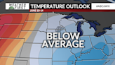 Near to below average temperatures, precipitation expected into mid-June