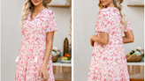 This Floral Mini Babydoll Dress Brings a Little Romance This Summer