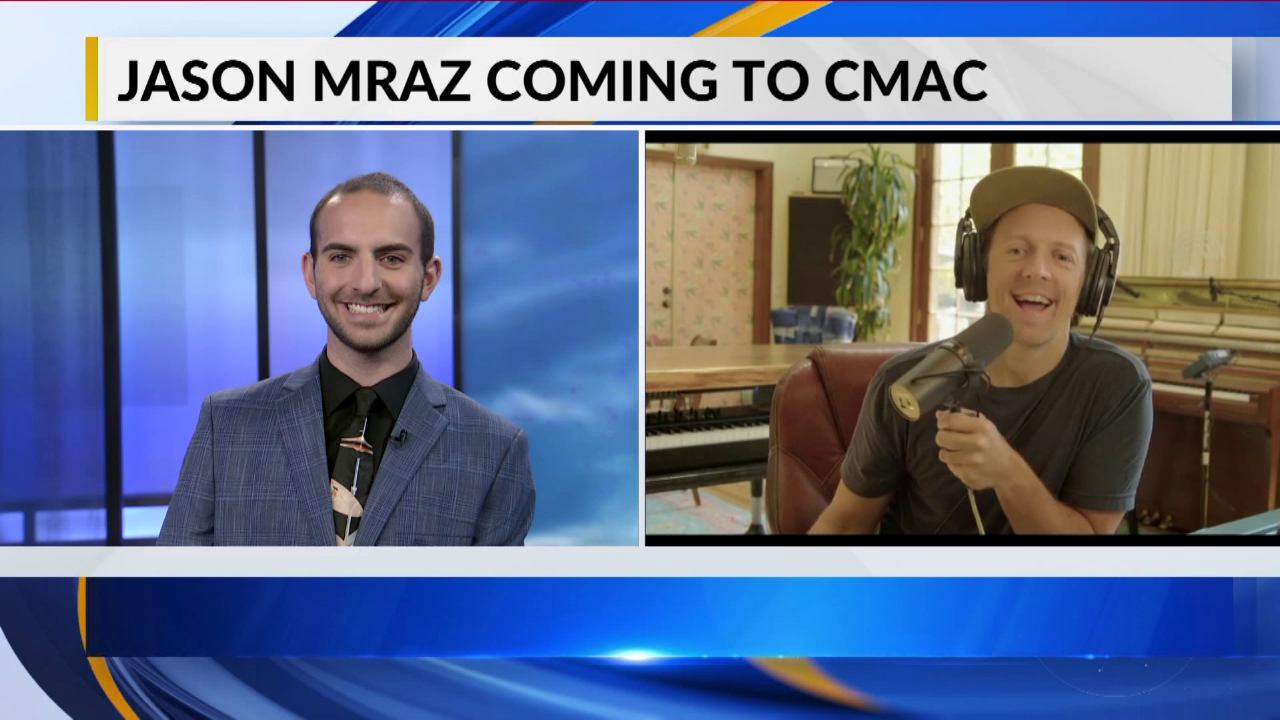 ‘A transformative experience:’ Jason Mraz gives sneak peek ahead of taking CMAC stage Wednesday