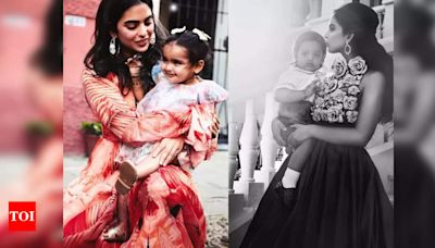 Isha Ambani's dreamy fashion statements with children Aadiya and Krishna in tow are moments to remember - Times of India