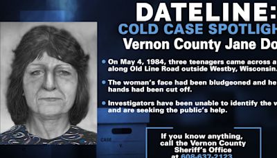 Vernon County Sheriff’s Office working to identify Wisconsin murder victim found 40 years ago