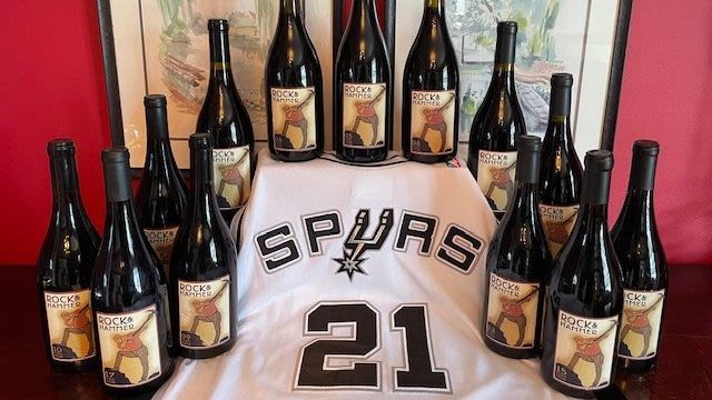 Complete collection of Gregg Popovich's private wine label auctioned