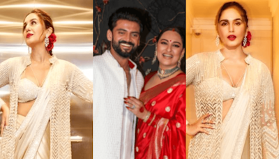 "She is chubbier than Sona": Huma Qureshi's ethnic avatar at Sonakshi – Zaheer's wedding reception has left social media divided