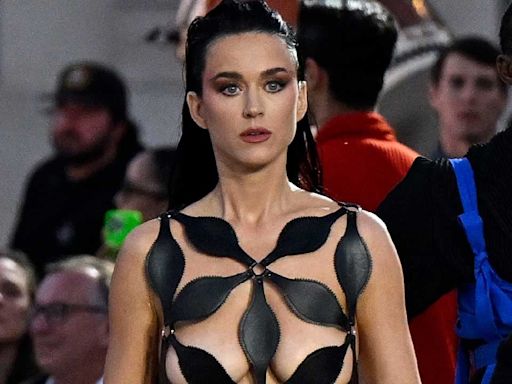 Katy Perry Leaves Little to the Imagination in Cut-Out Dress