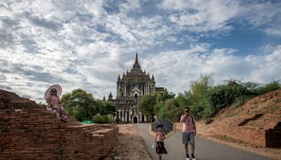 Myanmar temple city pines for tourists as conflict rages