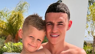 Phil Foden's son Ronnie follows in his father's footsteps