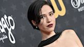 'Yellowstone' Star Kelsey Asbille Stuns in a Silk Skirt and a Top Made of Leather Gloves