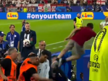 Video: Cristiano Ronaldo Saved By Security Personnel As Notorious Fan Tries To Jump On The Field After Euro 2024 Game