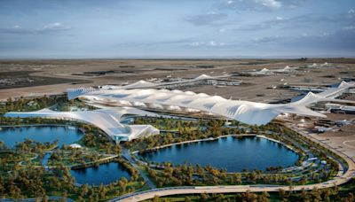 A glimpse inside Dubai’s futuristic new airport, set to be the biggest on Earth