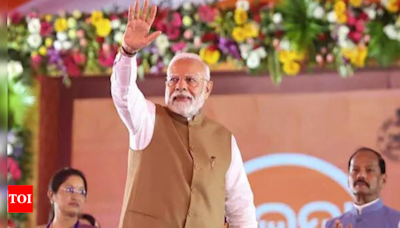 PM Modi to visit Jharkhand today, 2nd time in 17 days, to launch developmental projects | Ranchi News - Times of India