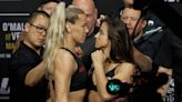 UFC 299 ceremonial weigh-in faceoff highlights video and photo gallery