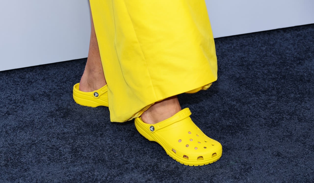 Brooke Shields wore bright yellow Crocs to the Tony Awards