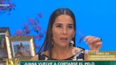 Juana Viale se cortó el pelo en vivo en apoyo a las mujeres iraníes y Mercedes Ninci la acompañó