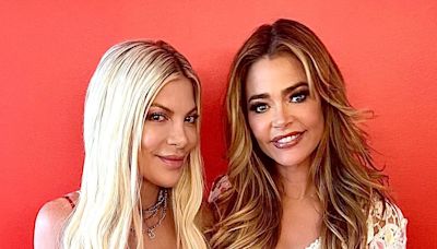 Denise Richards urges Tori Spelling to go topless on OnlyFans