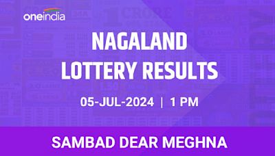 Nagaland Sambad Lottery Dear Meghna Friday Winners July 5, 1 PM - Check Results