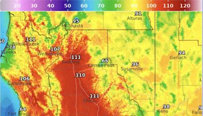 With Sacramento scorching, these weather maps show scale of Northern California heat wave