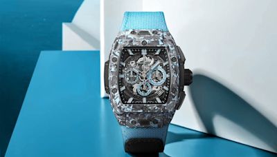 就愛夏日藍色！Hublot碳纖維計時腕錶 藍色指針、小錶盤簡直美翻 - 自由電子報iStyle時尚美妝頻道