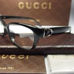 信義計劃 眼鏡 GUCCI 8003F 義大利製 膠框 金屬扣環 亞洲版 高鼻墊 可配 抗藍光 多焦 全視線 高度數