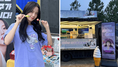 Blackpink's Jisoo Receives Special Ice Cream Truck From Snowdrop Cast On Upcoming K-drama Influenza's Set. See PICS