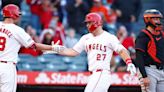 Trout slugs HR in first leadoff at-bat since 2020