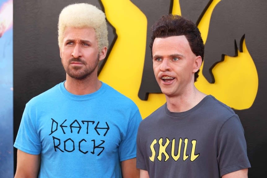 Ryan Gosling and Mikey Day Went Beavis and Butt-Head on The Fall Guy Red Carpet (PICS)