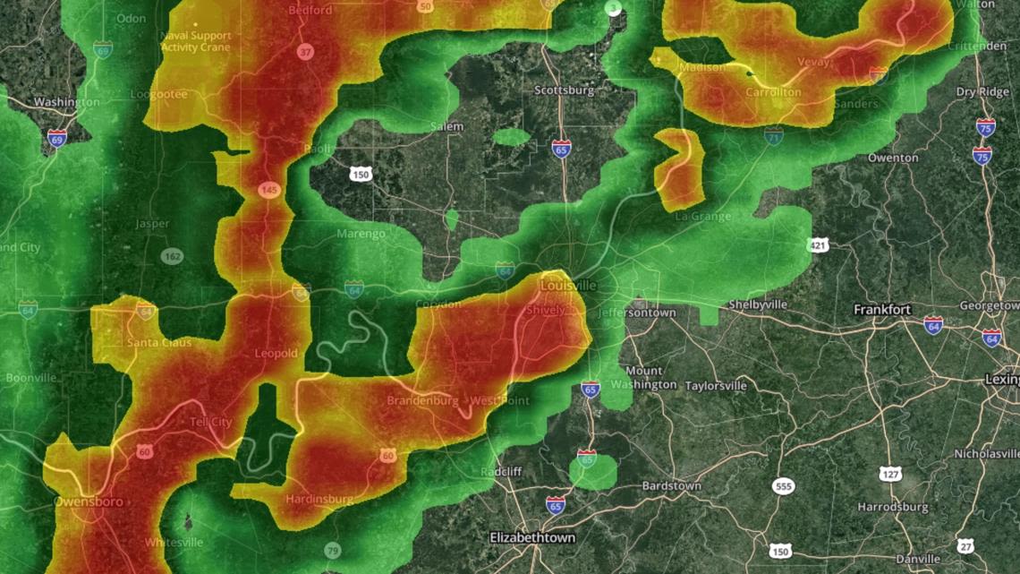 LIVE RADAR: Watch severe weather move through Louisville area