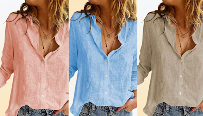 'Comfy, cool and doesn't wrinkle': This breezy summer top is $22, that's 70% off