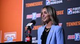 Explaining why Kim Caldwell wore blue blazer at first Lady Vols press conference