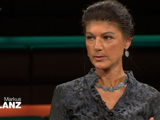 Sahra Wagenknecht entsetzt Markus Lanz mit Ukraine-These: "Das ist irre!"