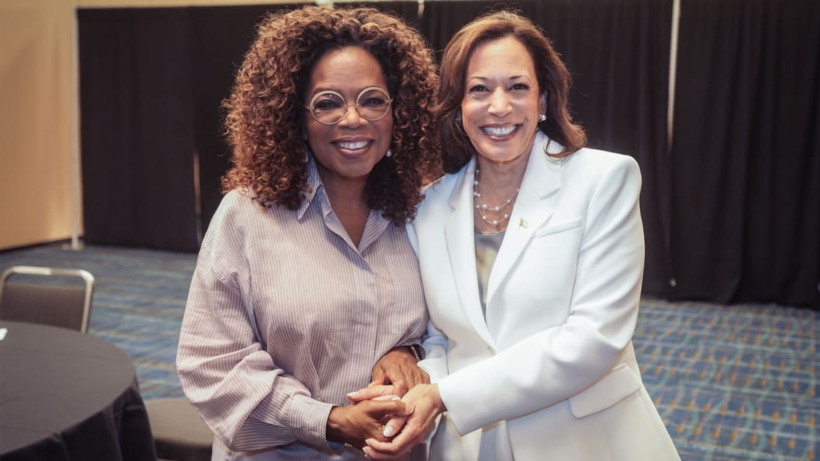 Kamala Harris Pins Hopes on Oprah Moment