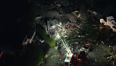 2 dead after apparent house explosion in New Jersey. Watch video over the scene.