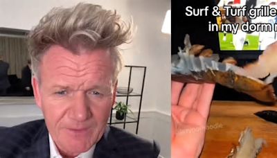 Gordon Ramsay Intrigued By Dorm Room Culinary Skills On TikTok