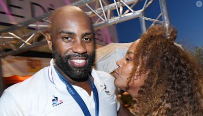 Soirée de folie pour Teddy Riner entourés de ses 2 enfants Eden et Ysis qui ont bien grandi et de sa femme