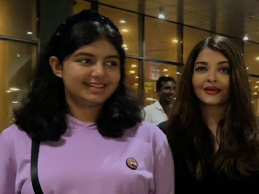 WATCH: Aishwarya Rai Bachchan radiates elegance as she returns in style from New York with daughter Aaradhya