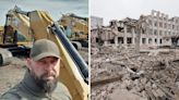 Construtor ucraniano quer reconstruir o país com betão reciclado