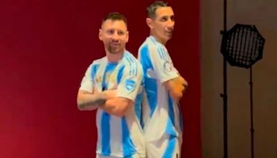 El emocionante detrás de escena de la foto oficial de la Copa América de Messi y Di María: “Disparen que es la última”