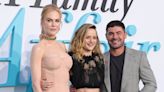 Nicole Kidman & Zac Efron Sandwich In Joey King at ‘A Family Affair’ Premiere