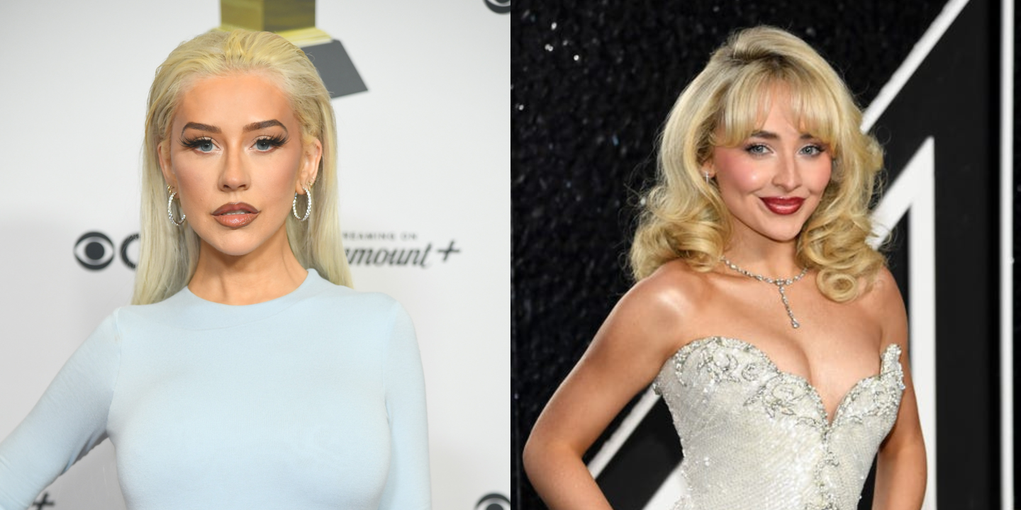 Sabrina Carpenter and Christina Aguilera look like mother and daughter in this uncanny video