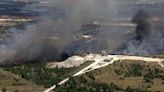 Structures endangered by Lake County wildfire