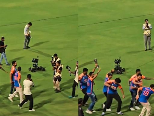 Virat Kohli, Rohit Sharma lead Team India in special dance celebration as fans celebrate T20 World Cup title at Wankhede